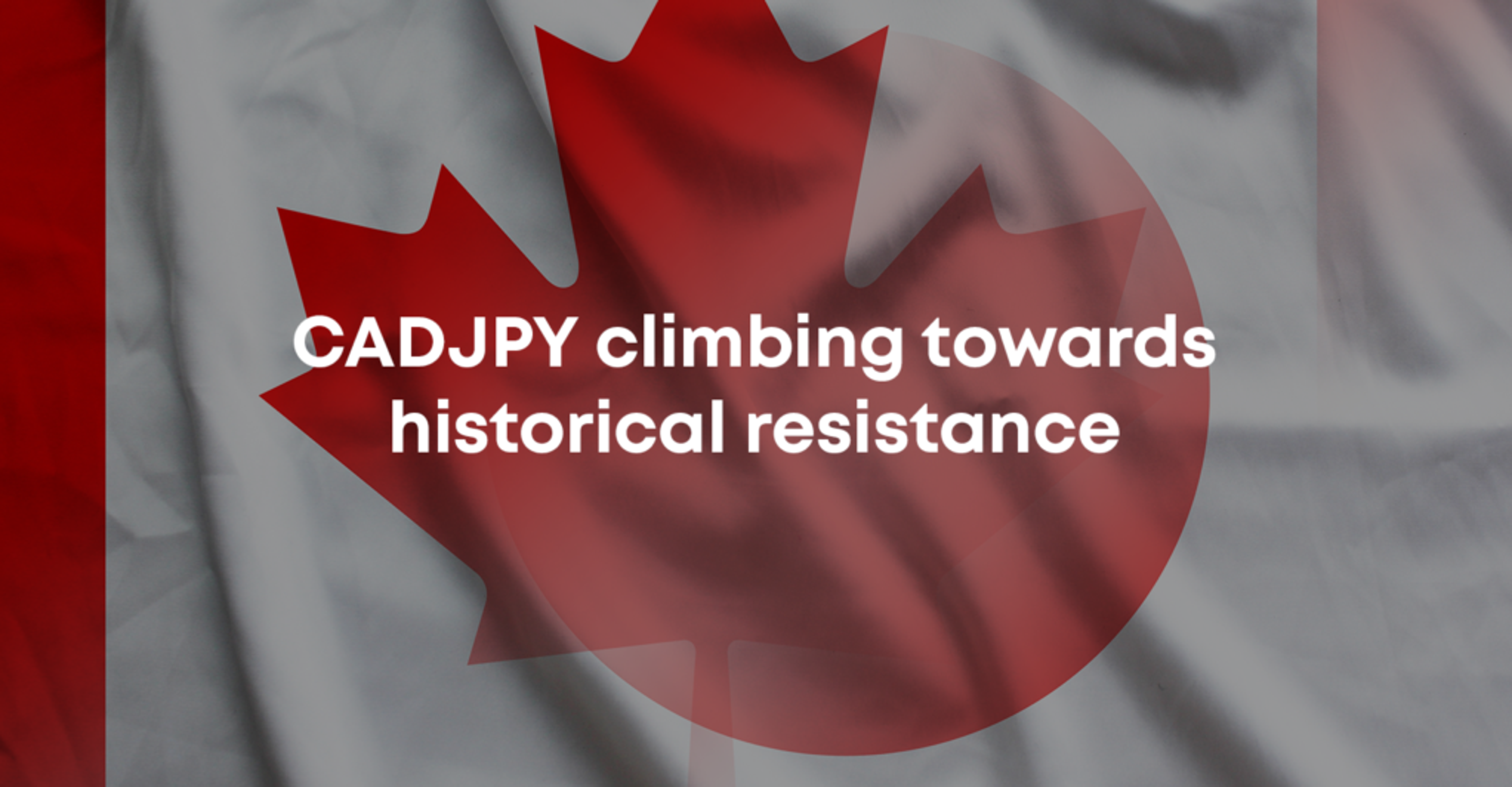CADJPY Climbing Towards Historical Resistance
