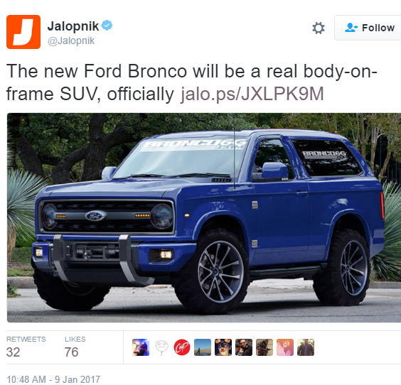Ford Bronco Returns To The Wild In 2020 Inevitable Oj