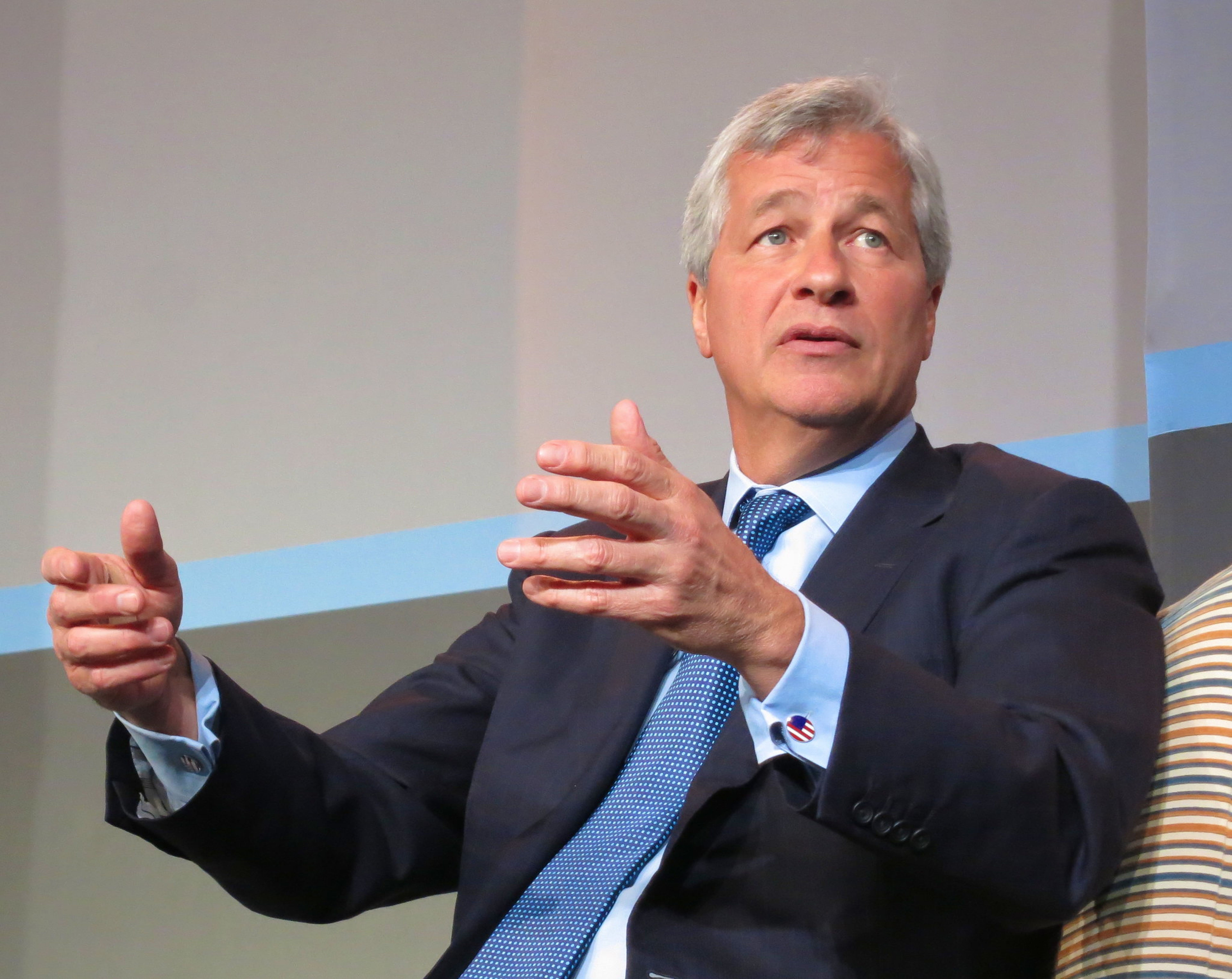 Jamie Dimon: &#39;The Fed Should Not Worry About Volatile Markets Unless They Affect The Actual Economy&#39;