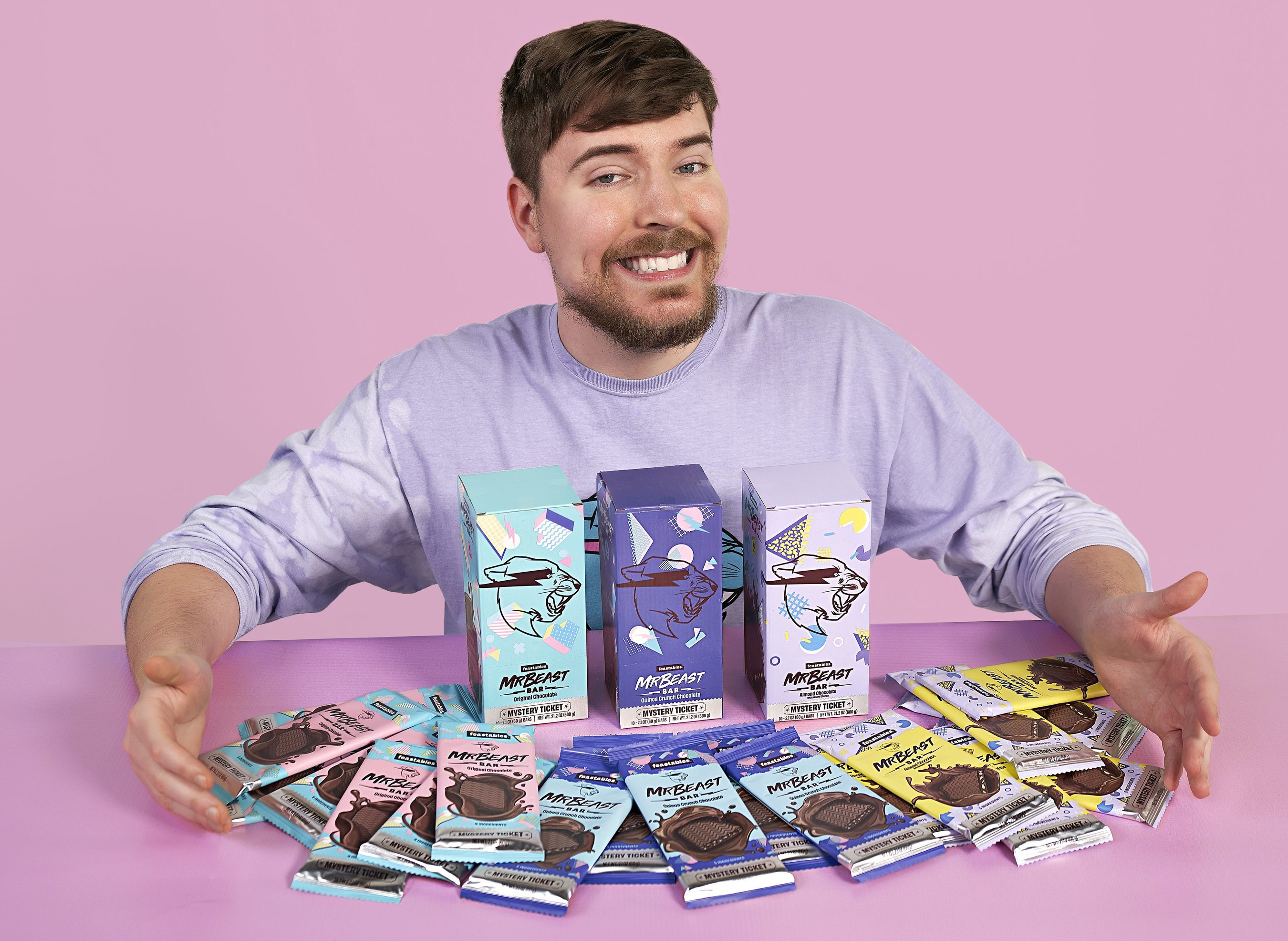 MrBeast Has A New Chocolate Bar; YouTube Star Teams With Walmart On New Feastables Snack Food Line
