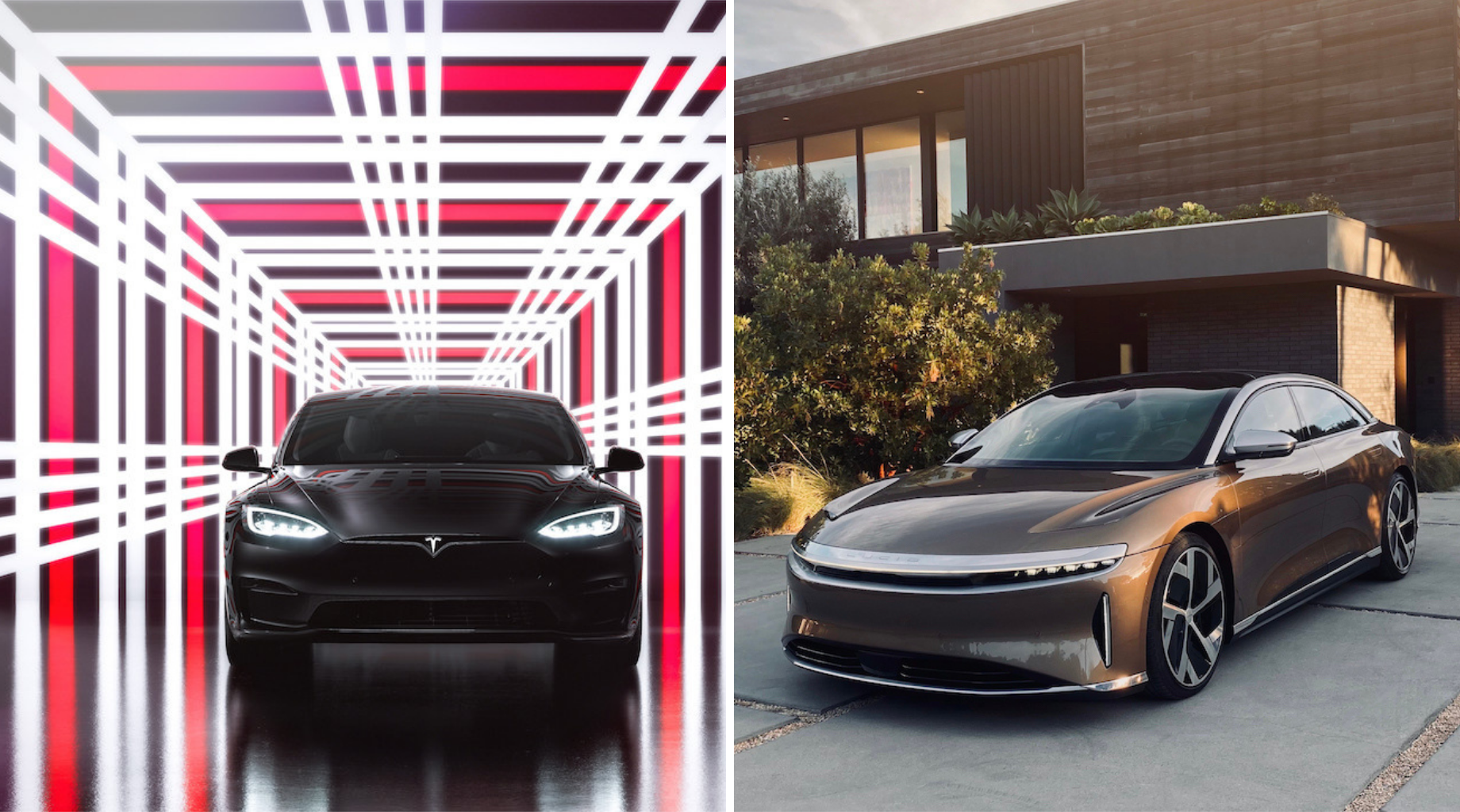 So Does Elon Musk&#39;s Tesla Or Lucid Make The Cooler-Looking Electric Vehicle?