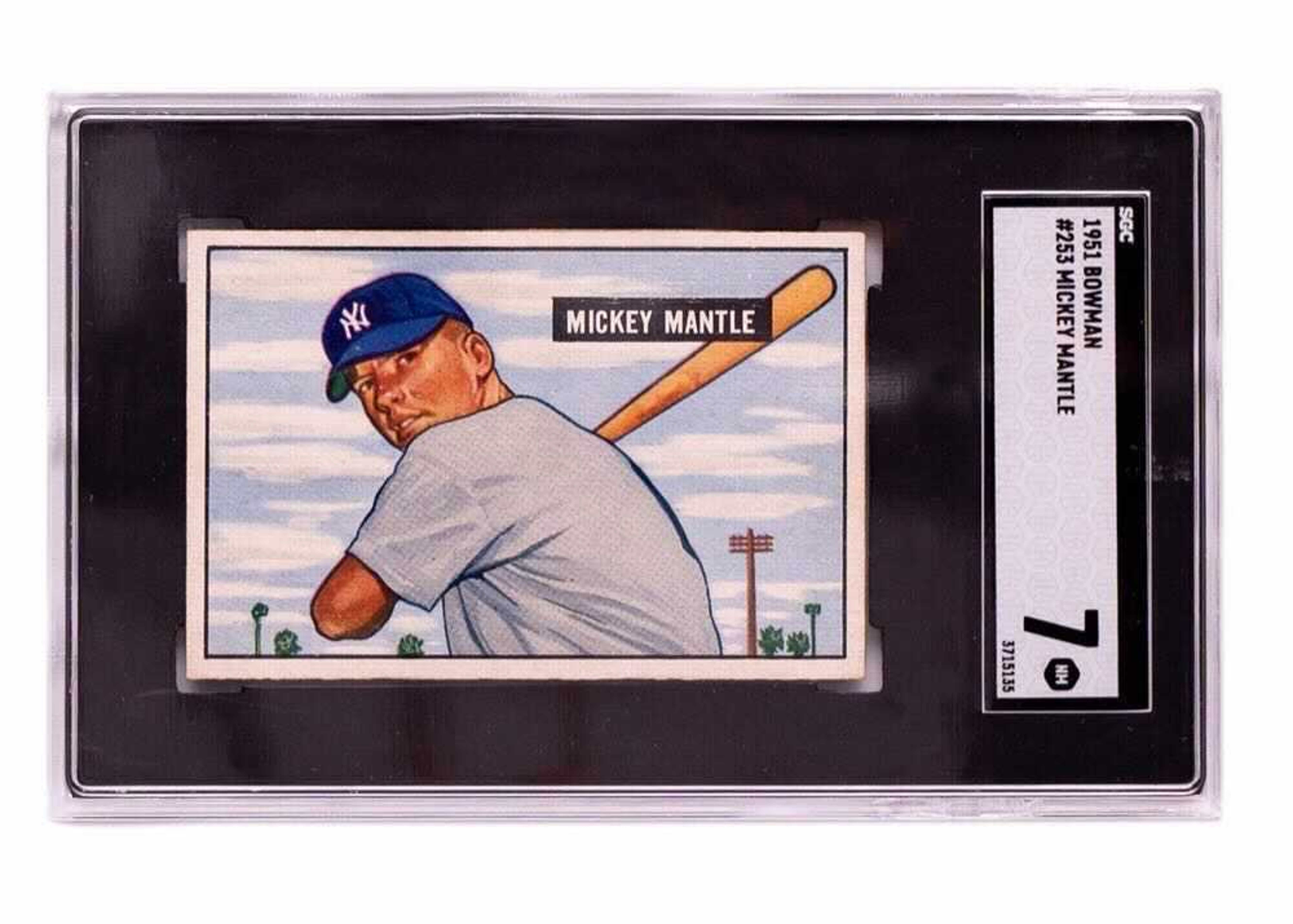 Investors Realize 91% Return From Mickey Mantle Rookie Card