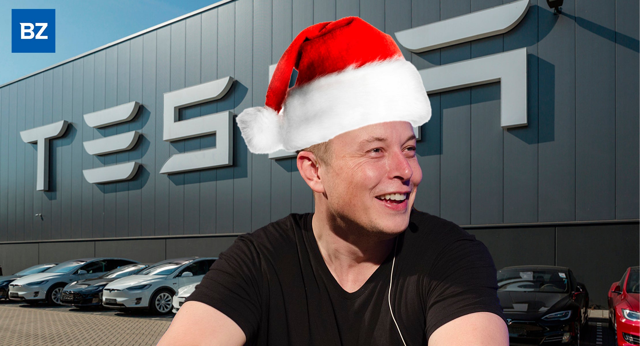 Santa mode store tesla model 3