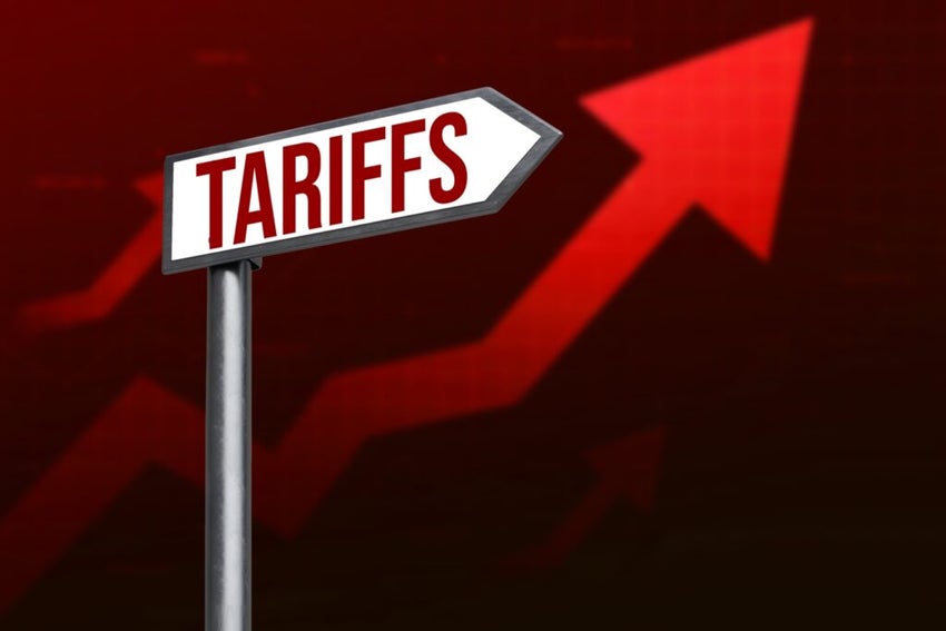 Tariffs,Increasing,Concept,With,Red,Graph,In,The,Backdrop,Of
