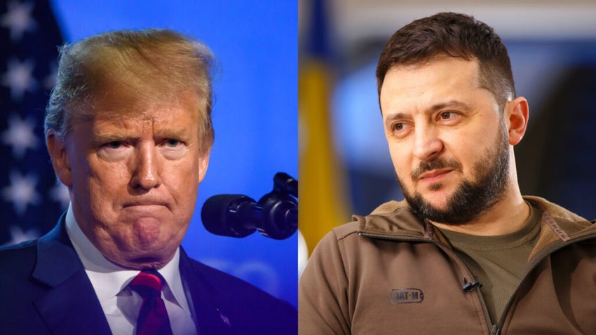 Donald Trump Volodymyr Zelenskyy