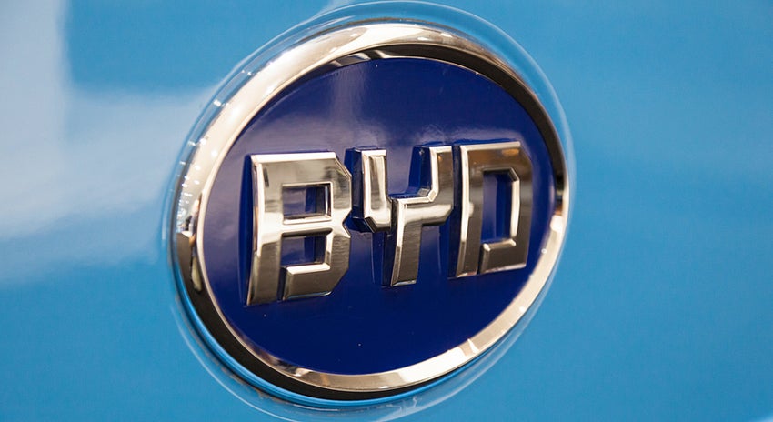 BYD Photo by Philip Lange on Shutterstock