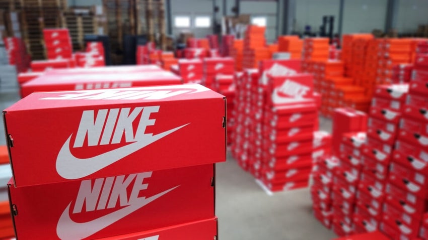 Nike shoe boxes
