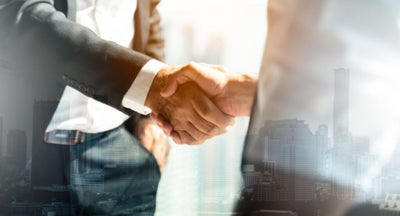 merger handshake