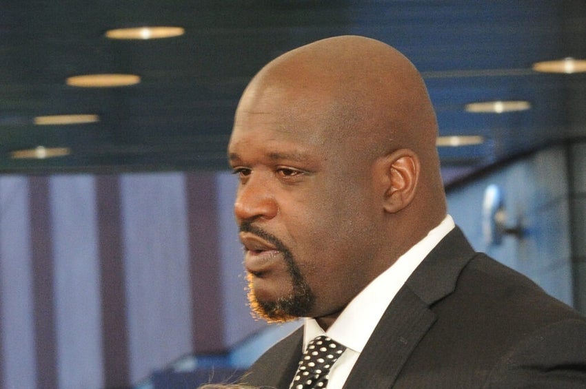 New,York,,Ny,-,April,14:,Shaquille,O'neal,Attends,Espn