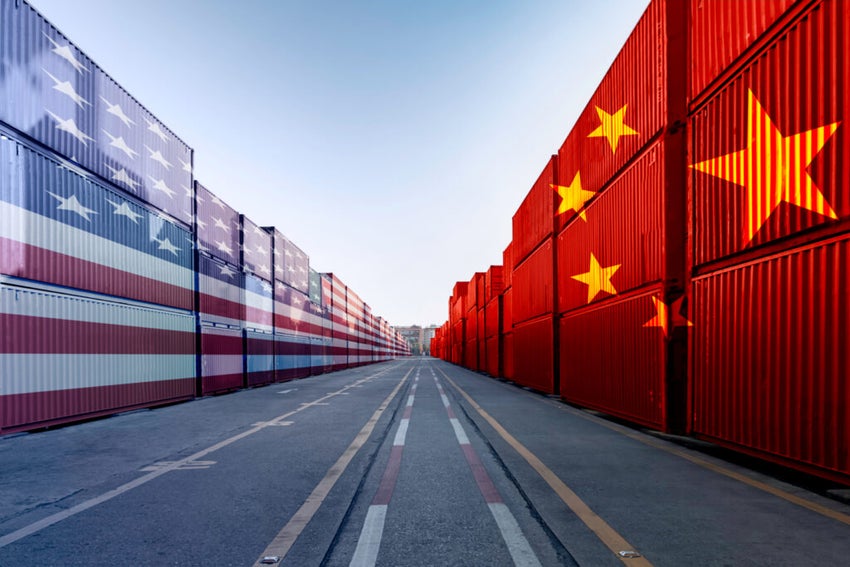 US Vs China, Trade war shutterstock_1435739585