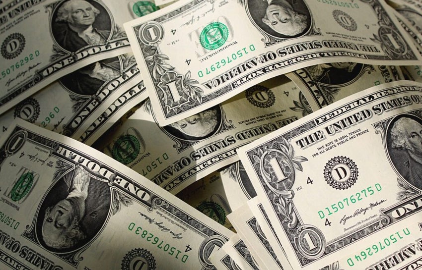 Close,Up,Of,A,Stack,Of,Us,One,Dollar,Bills.