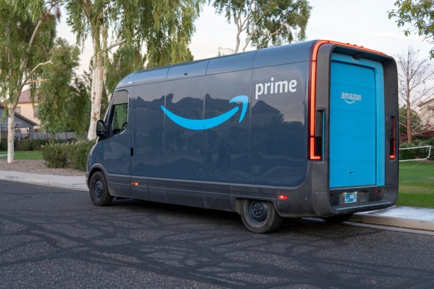 Amazon,Prime,Delivery,Van,In,The,Yard.,Surprise,,Az,,Usa