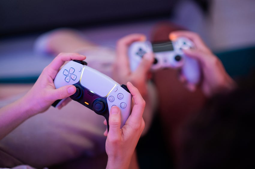 Different,Generations,Of,Playstation,Console,Controllers:,Ps5,Dualsense,Controller,And