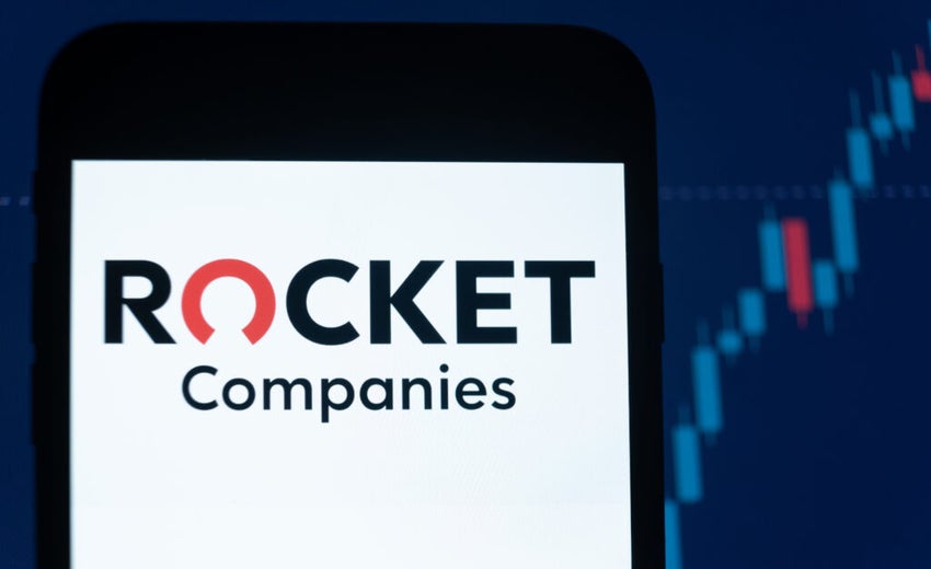Rocket,Companies,Logo,Displayed,On,A,Smartphone.,Stock,Price,Chart