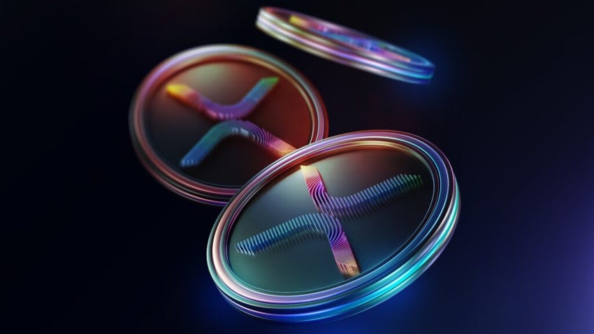 Xrp,Logo,And,Coins,With,Focal,Length,Effect