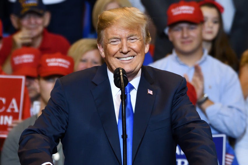 Wilkes-barre,,Pa,-,August,2,,2018:,President,Donald,Trump,Portrait