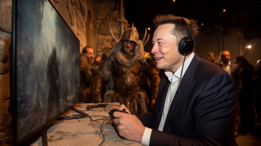 Elon Musk video game