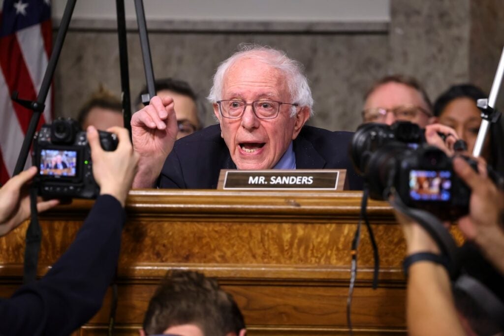 Bernie Sanders Slams Nike: Company Makes $23 Billion A Year, Workers Make $202 A Month—'Corporate Greed At Its Worst'