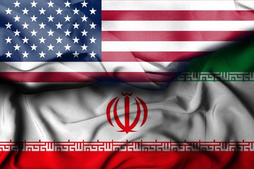 U.S.-Iran Flags