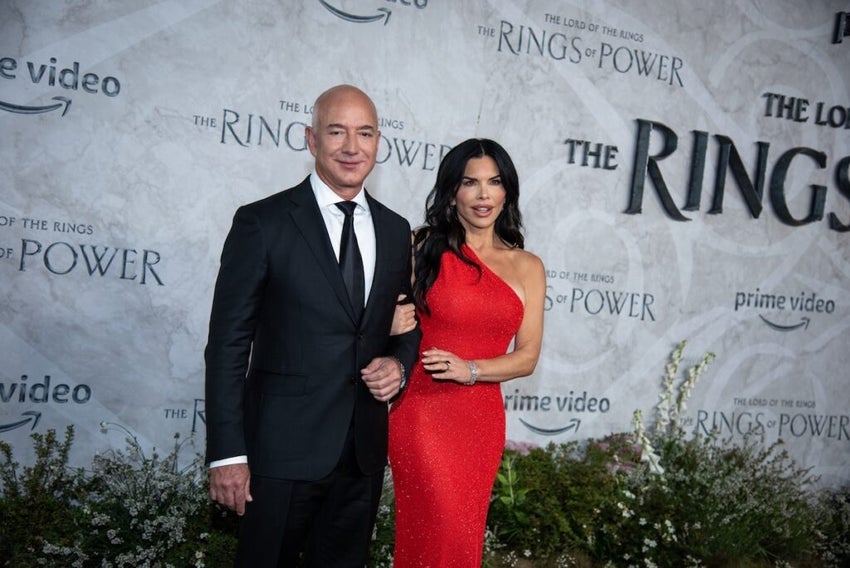 Jeff Bezos and Lauren Sanchez