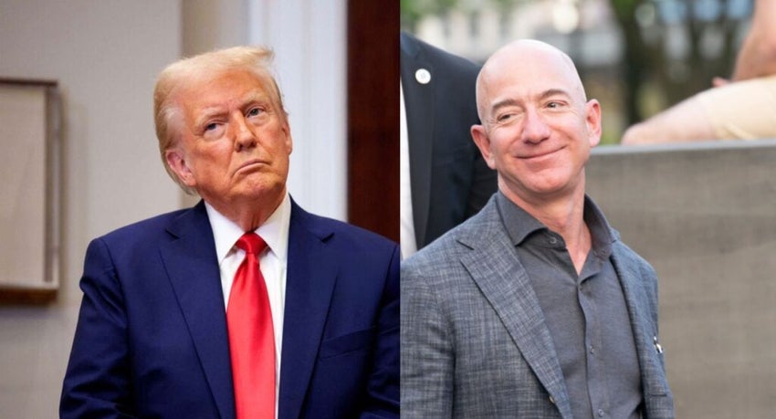 Donald Trump, Jeff Bezos