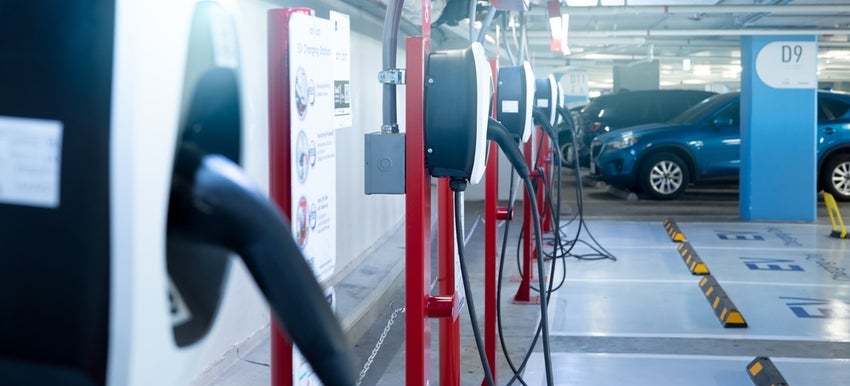 EV charging at mall