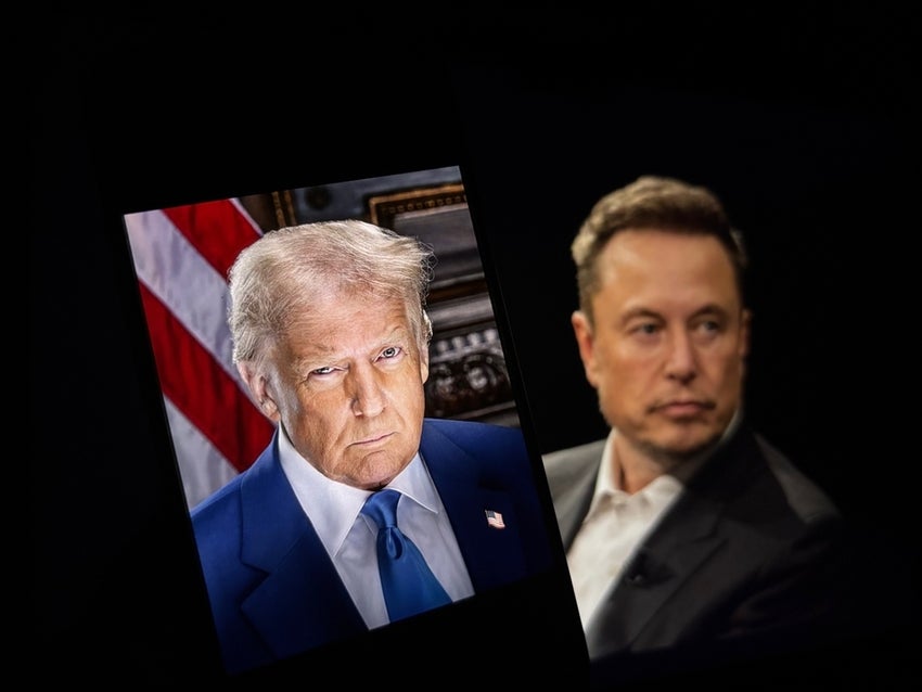 TRUMP MUSK FEUD