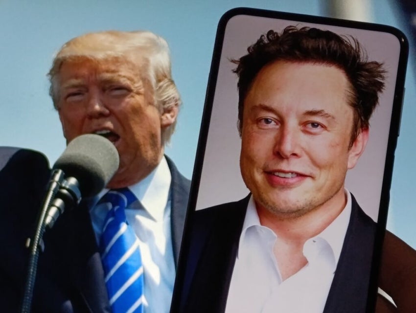 Elon Musk and Donald Trump