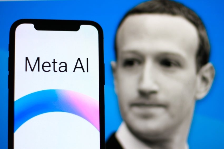 In,This,Photo,The,Logo,Of,Meta,Ai,Is,Displayed