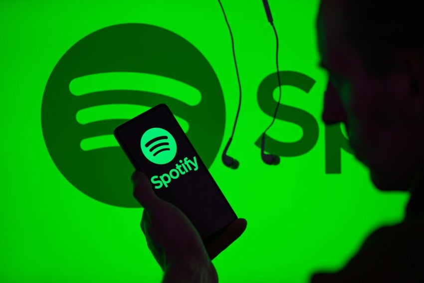 The,Spotify,Icon,Is,Displayed,On,A,Smartphone,With,Spotify