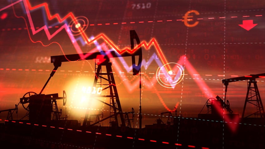 Oil prices crash