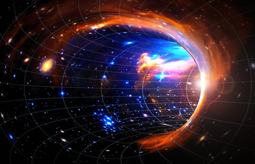 Somewhere,In,The,Universe.,Space,Landscape.,Curvature,Of,Space-time.,Elements