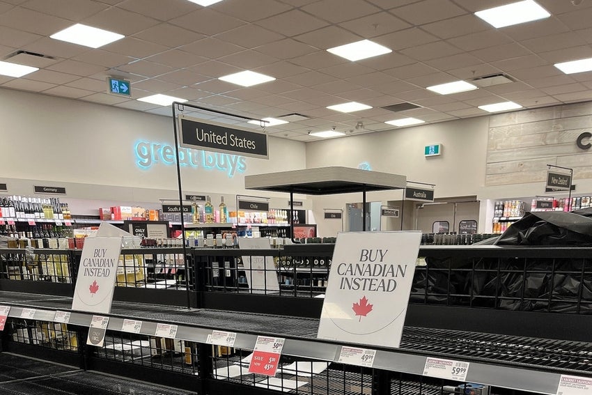 Canadian boycott of US booze