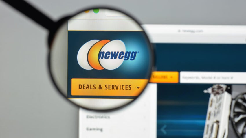 Newegg website homepage