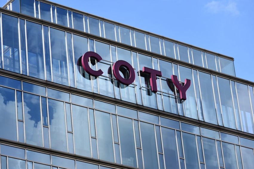 Coty SignLogo On HQ Building