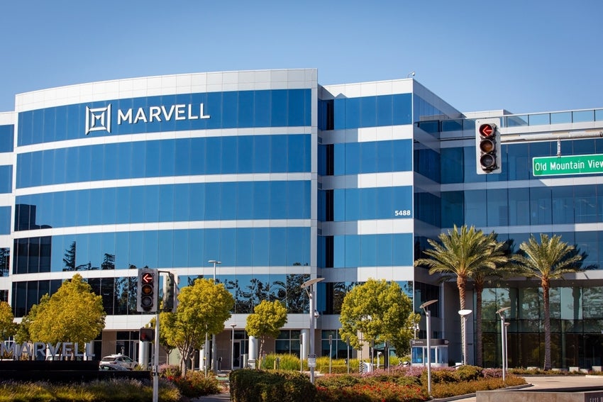 Marvell Technology, Inc. company headquarters office building in Silicon Valley, SF Bay Area