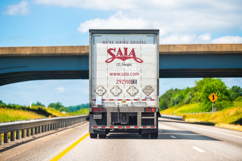 Saia logo on truck