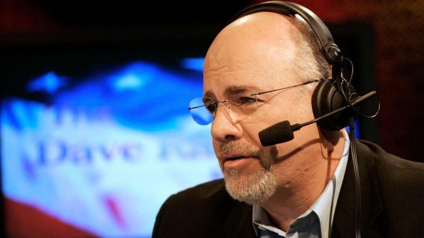 Dave Ramsey speaking during The Ramsey Show