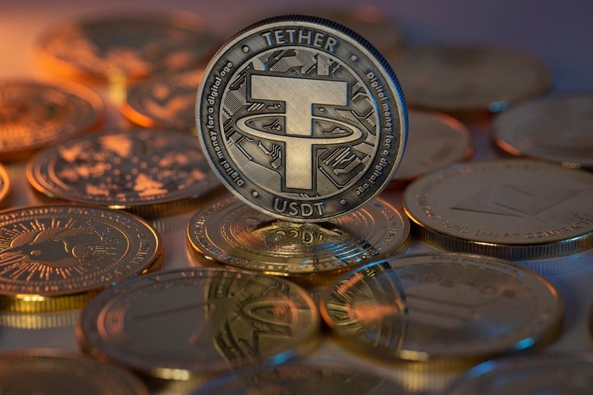 Tether,Usdt,Cryptocurrency,Physical,Coin,Placed,On,Crypto,Altcoins,And