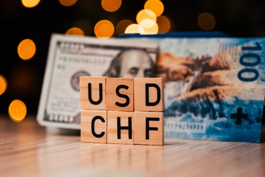 USD CHF Block against the backdrop of dollar