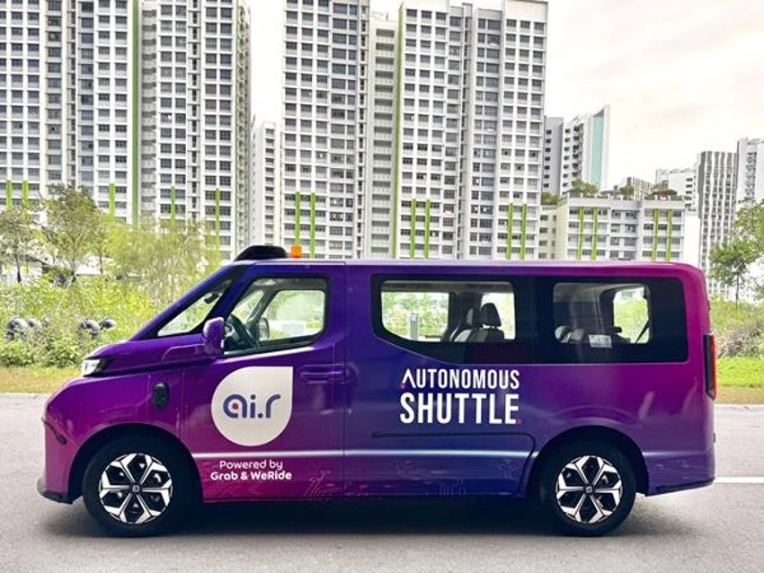 WeRide GXR deployed under the Ai.R service in Punggol