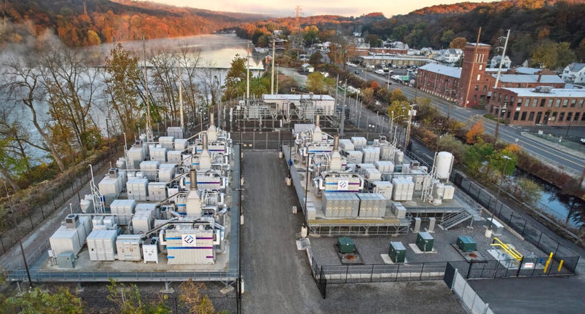 Overhead view of FuelCell Energy plant