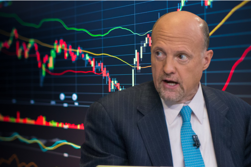Jim Cramer with stock market visual in background