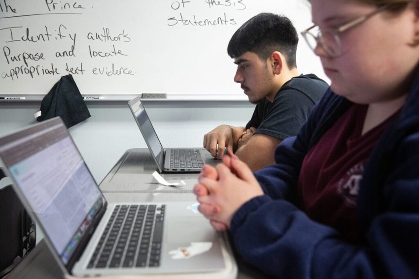 students in classroom
