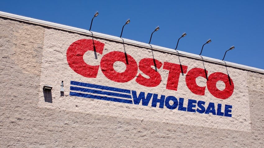 Costco sign on building