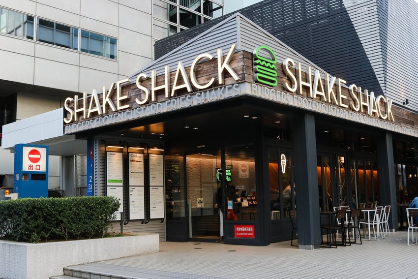 Shake Shack restaurant in Tokyo's Roppongi area.