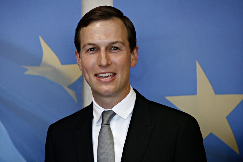 Brussels, Belgium. 4th June 2019. Jared KUSHNER, Special Advisor to the President of the United States is welcomed by European commission President Jean-Claude Juncker ahead of their meeting.