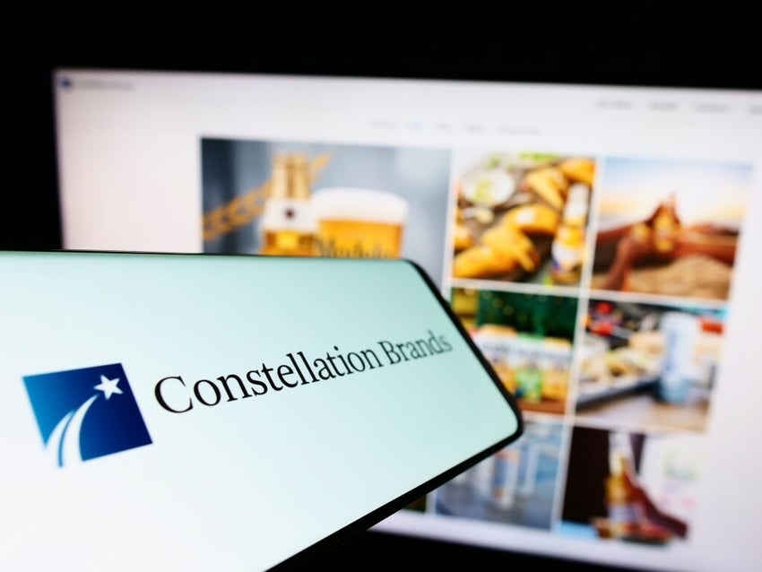 Constellation Brands logo on mobile