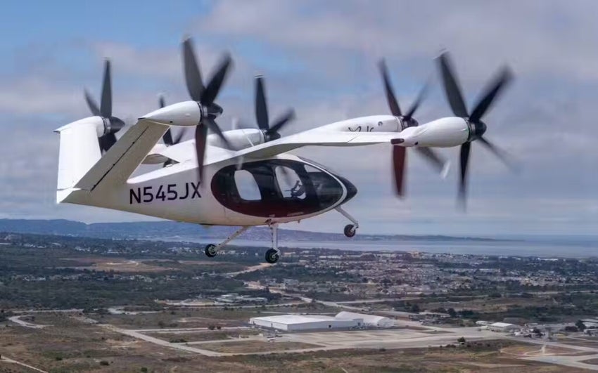 Joby Aviation eVOTL flying