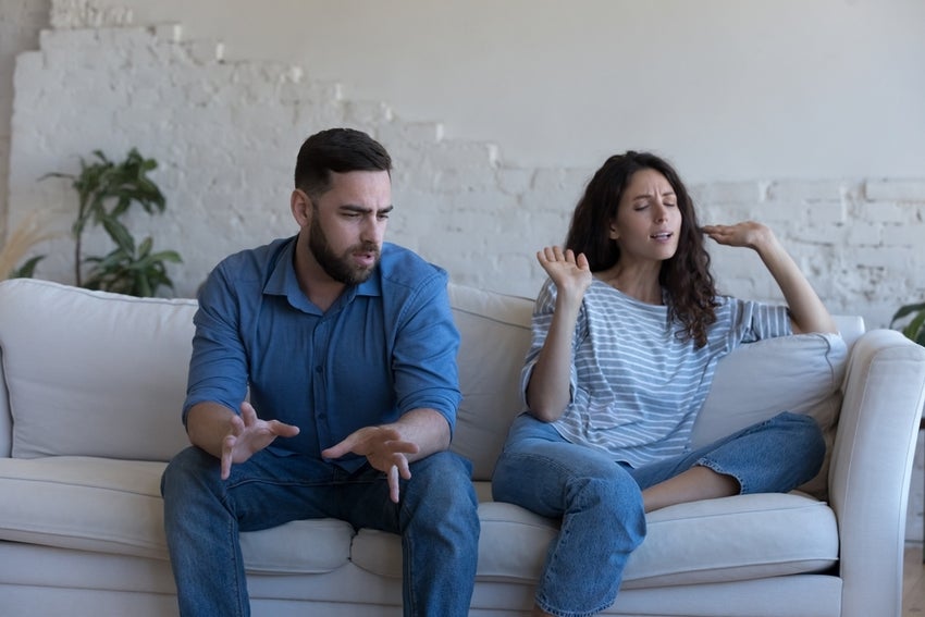 couple sitting on couch